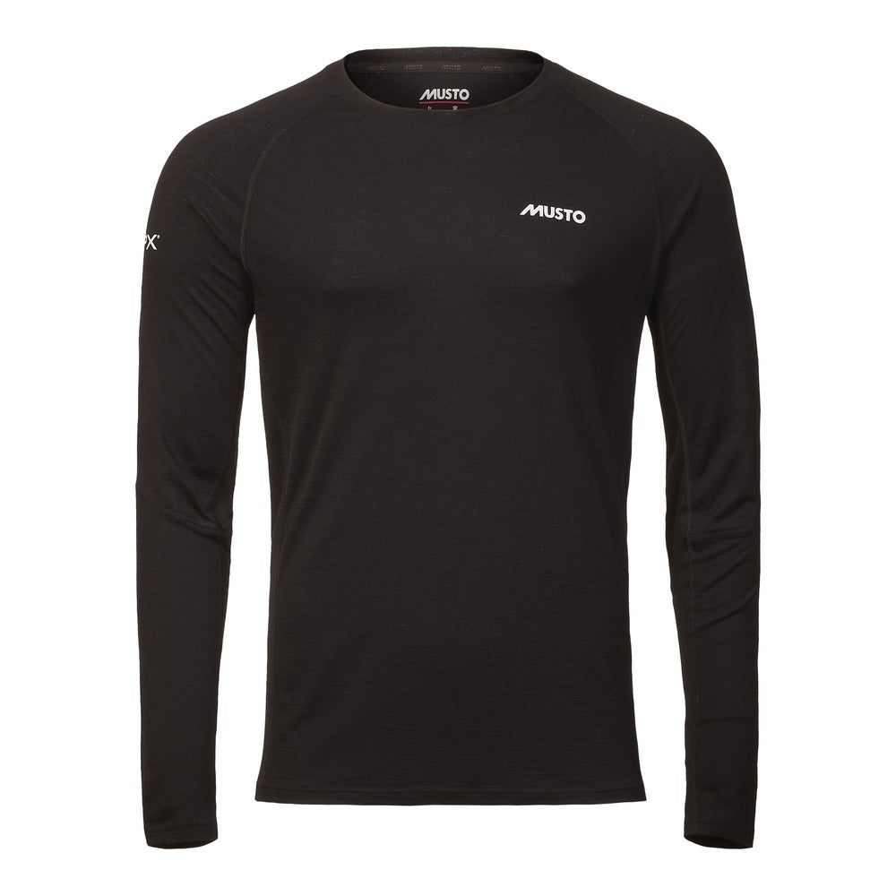 Musto HPX Merino Base Layer Long Sleeve Top - Black