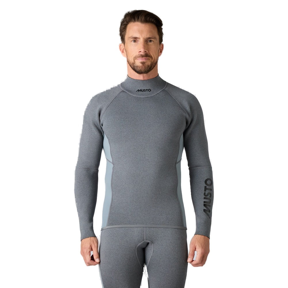Musto Champ Long-sleeve Top (Dark Grey Marl)