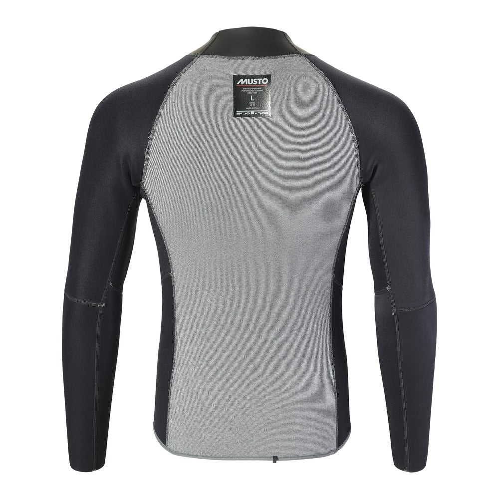 Musto Men's Champ Long Sleeve Top - Dark Grey Marl