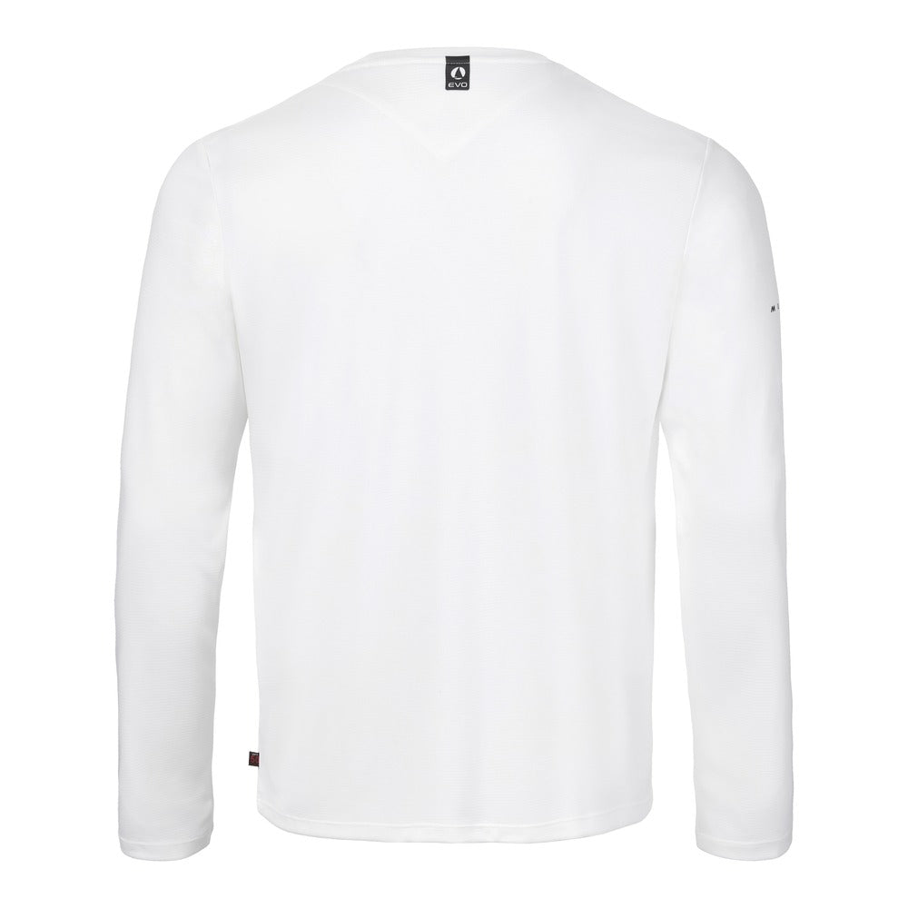 Musto Men's Evolution Crew Sunblock Long Sleeve Tee - White