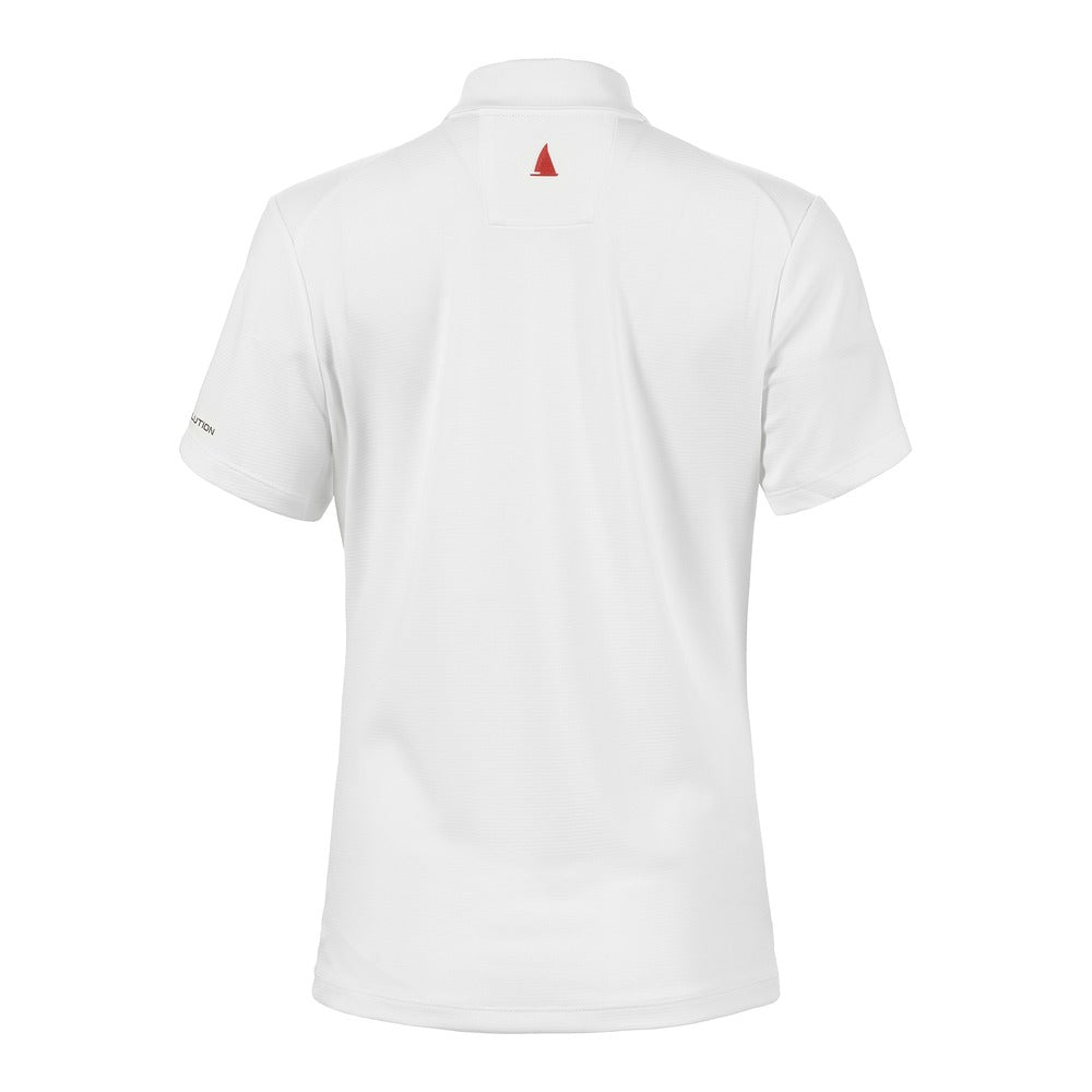 Musto Women's Evolution Crew Sunblock Short Sleeve Polo - White