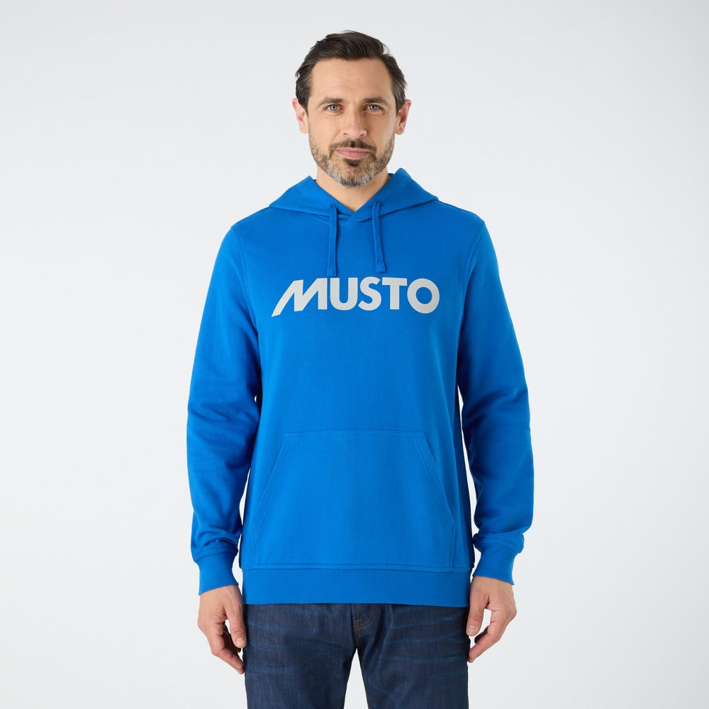 Musto Men's Musto Logo Hoodie - Aruba Blue