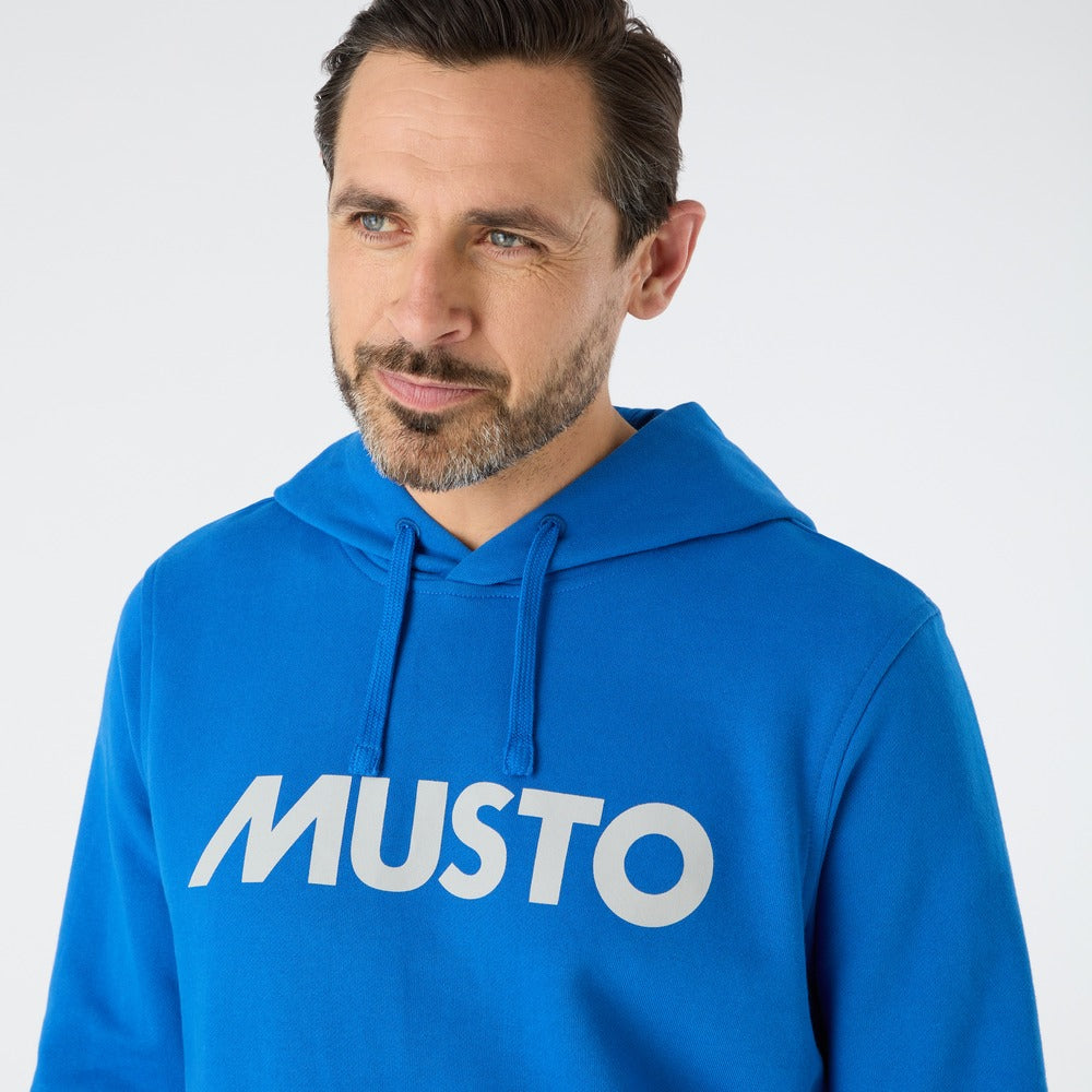 Musto Men's Musto Logo Hoodie - Aruba Blue