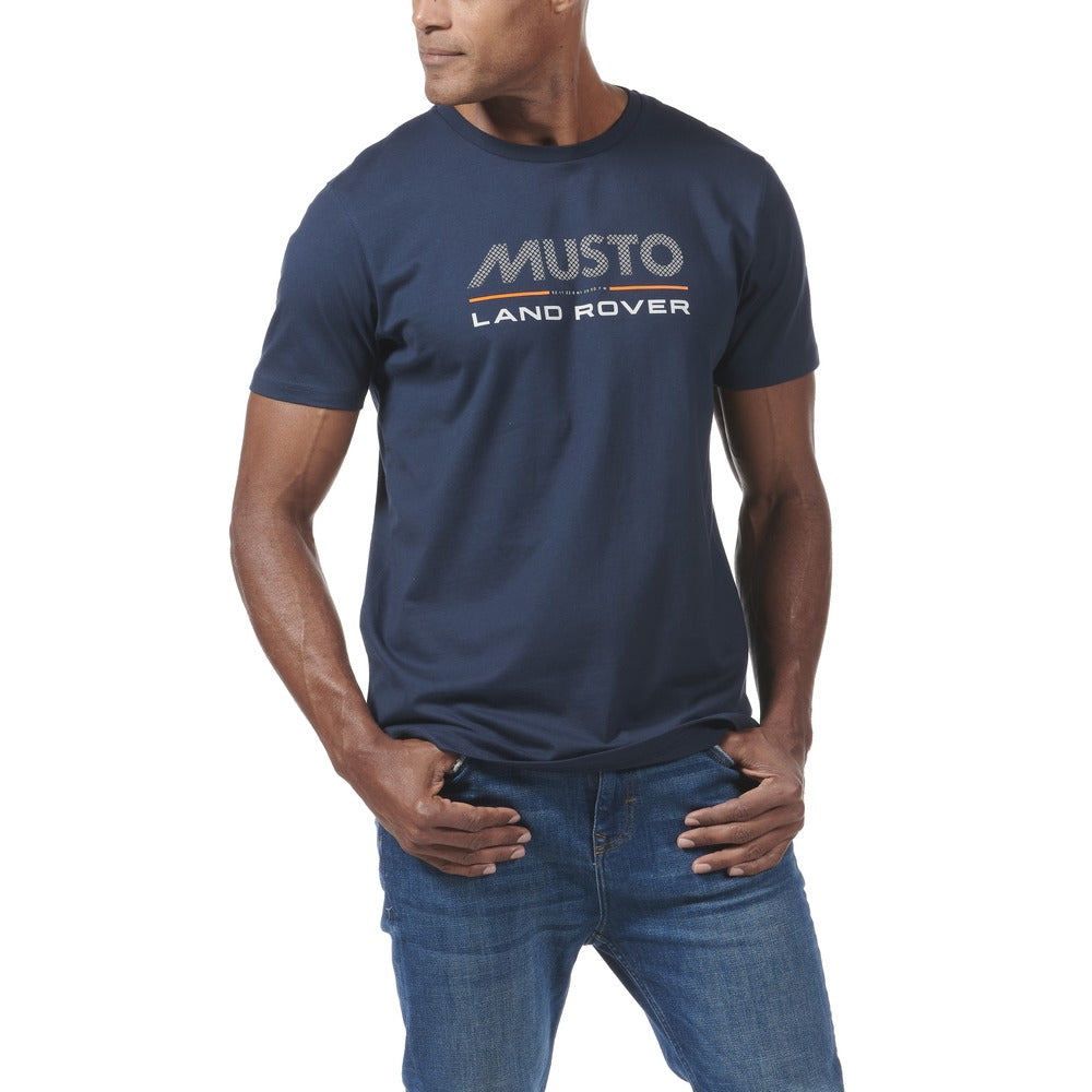 Musto Men's Musto Logo Short Sleeve Tee - Navy