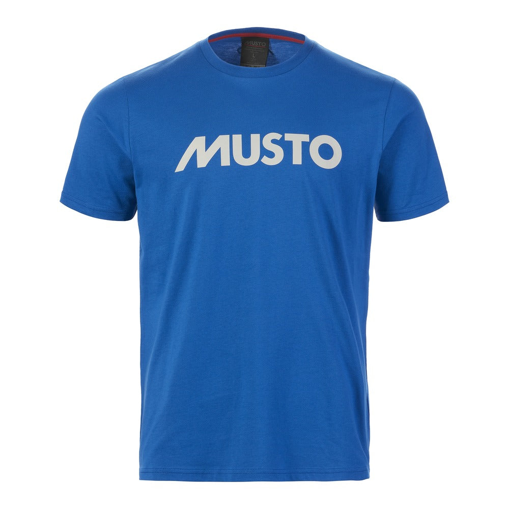 Musto Men's Musto Logo Short Sleeve Tee - Aruba Blue