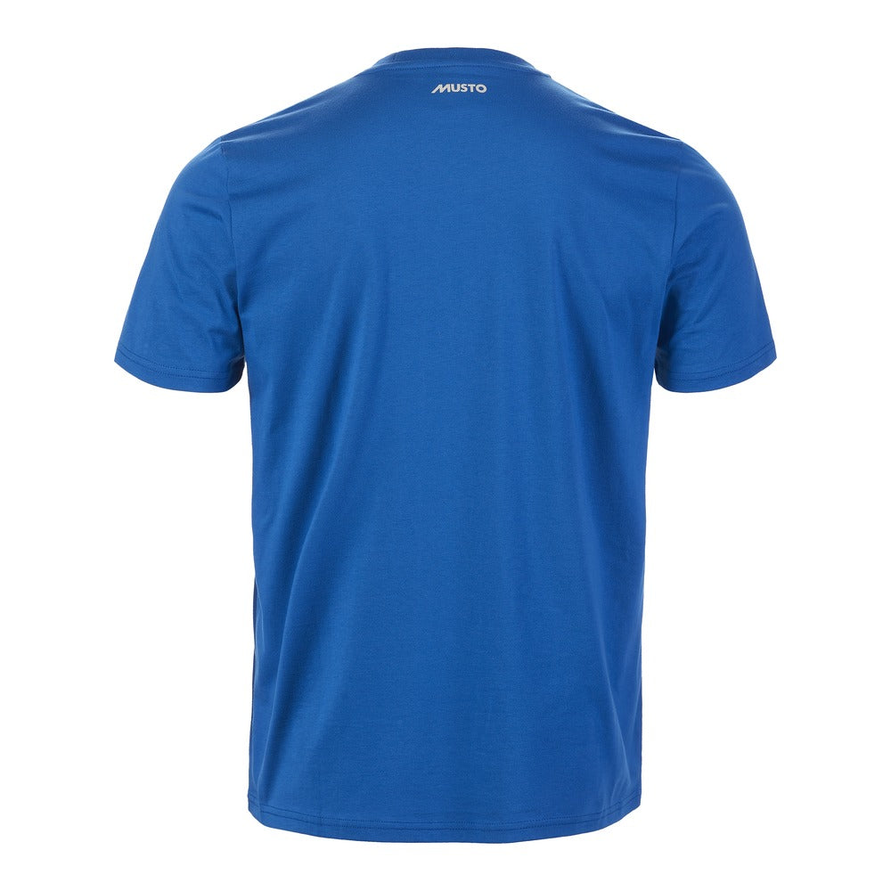 Musto Men's Musto Logo Short Sleeve Tee - Aruba Blue