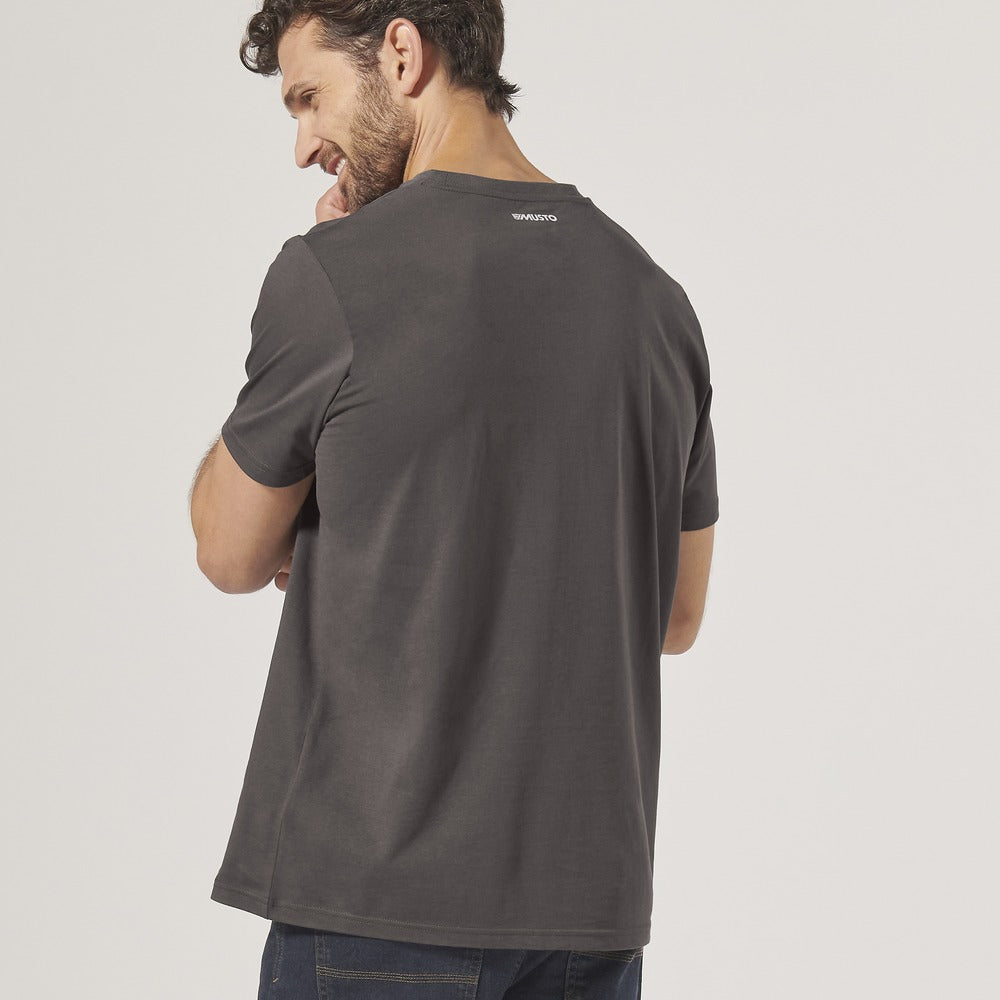 Musto Men's Musto Logo Short Sleeve Tee - Carbon
