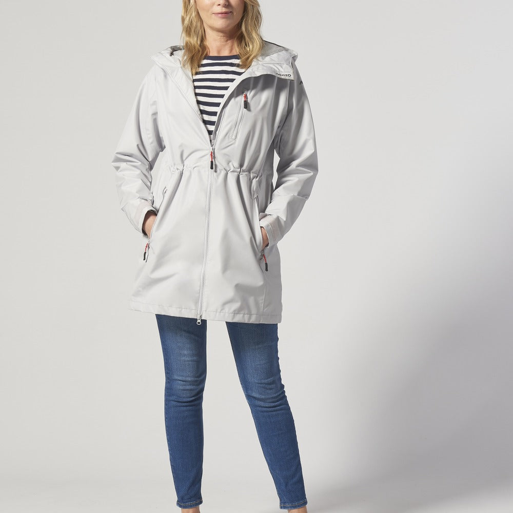 Musto Women's Sardinia Long Rain Jacket - Grey Fog