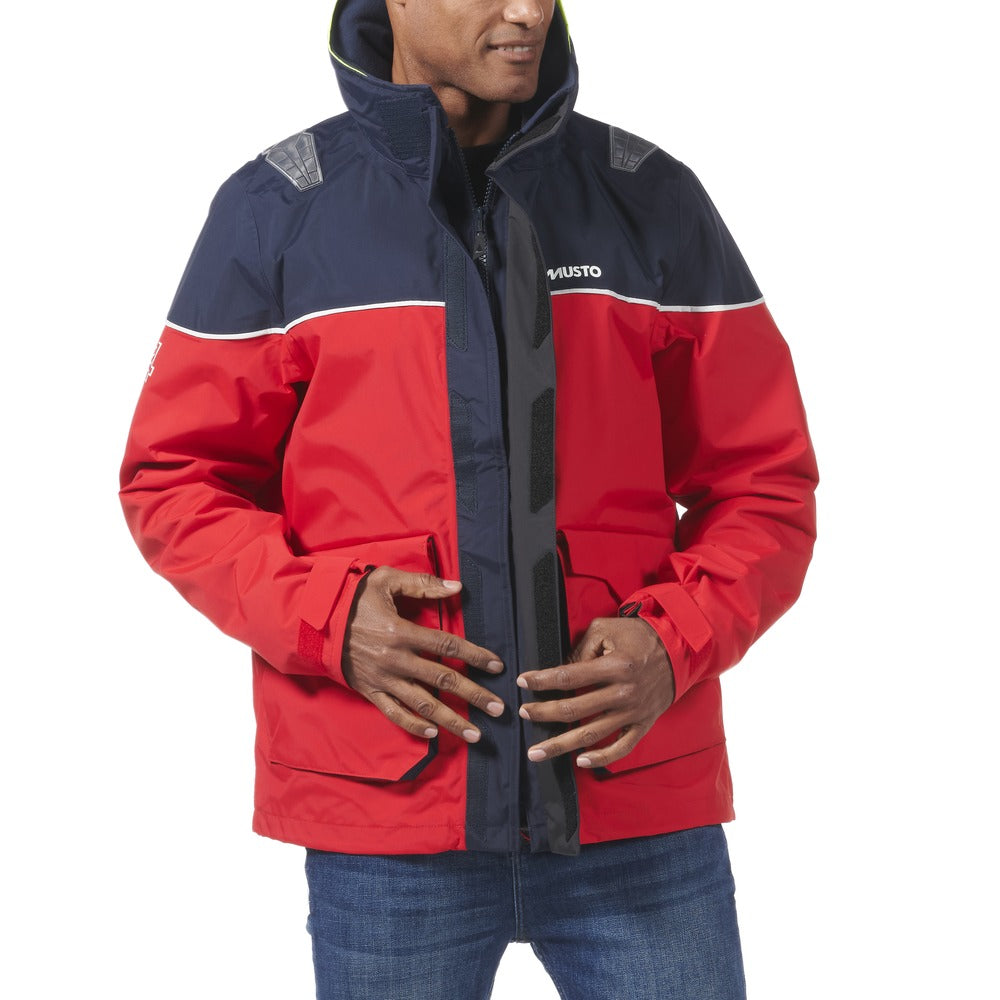 Musto Men's Musto 64 Channel Jacket - True Red / Navy