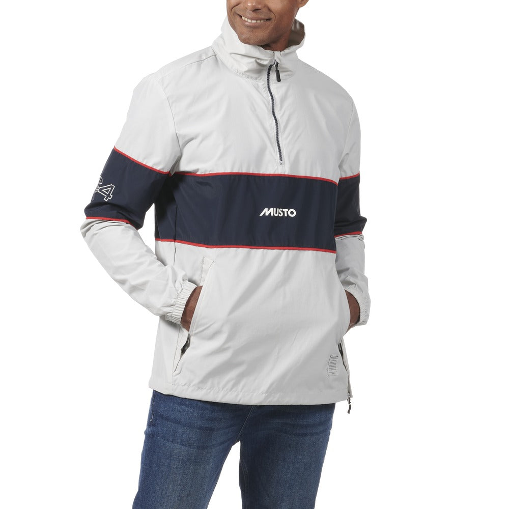 Musto Men's Musto 64 Anorak - Platinum / Navy