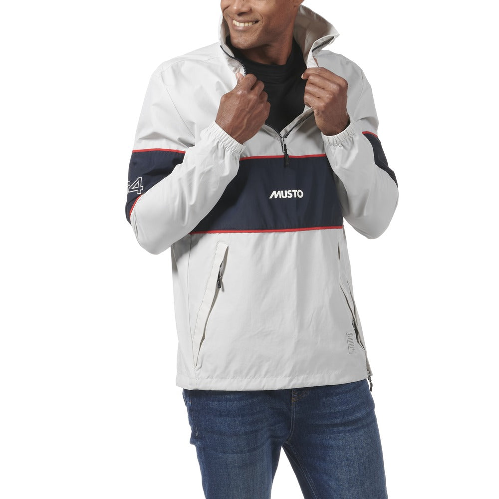 Musto Men's Musto 64 Anorak - Platinum / Navy