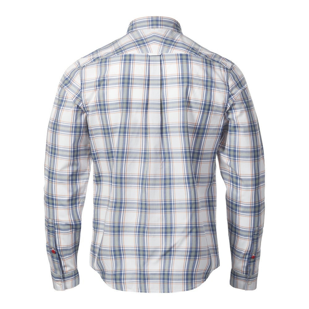 Musto Men's Marina Plaid Long Sleeve Shirt - Good Grey
