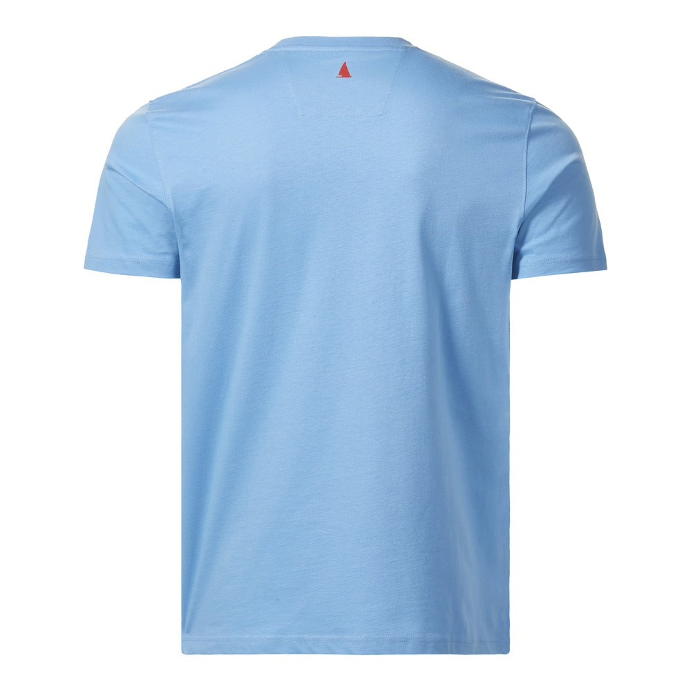 Musto Men's Marina Graphic Short Sleeve Tee - Silver Lake Blue