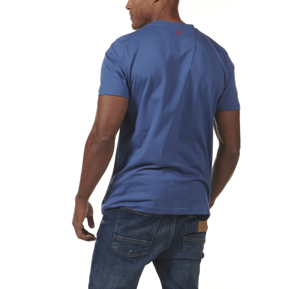 Musto Men's Marina Graphic Short Sleeve Tee - Marine Blue