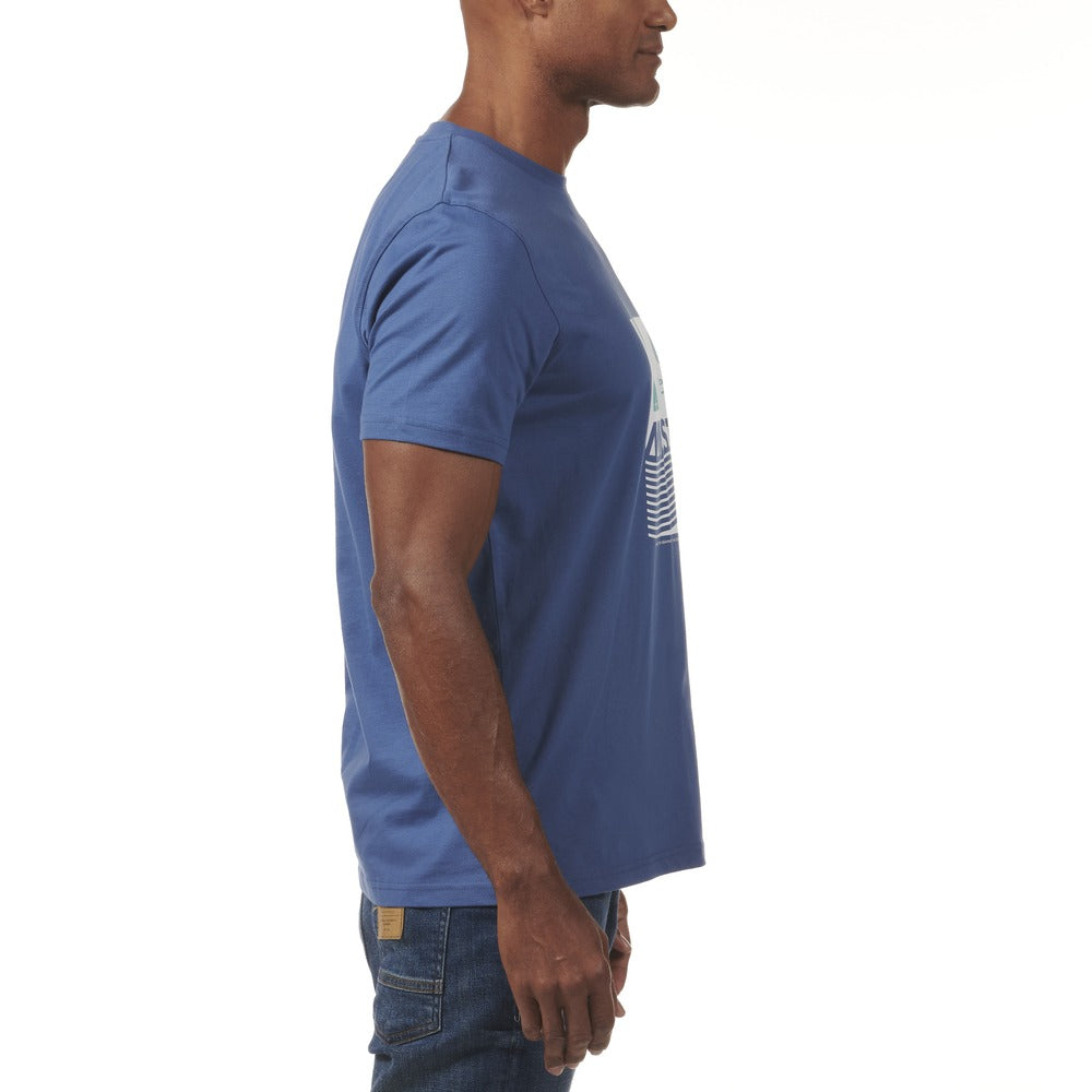 Musto Men's Marina Graphic Short Sleeve Tee - Marine Blue