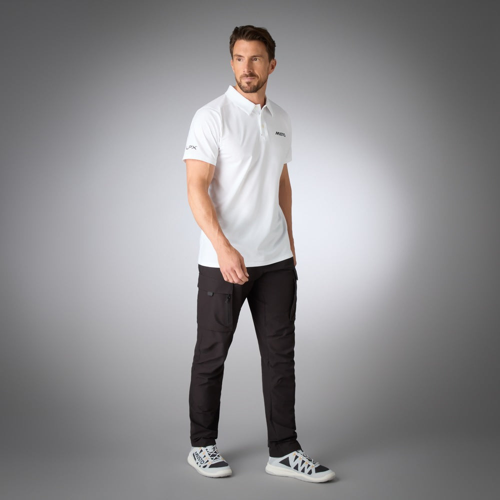 Musto Men's LPX Cooling UV Short Sleeve Polo - White