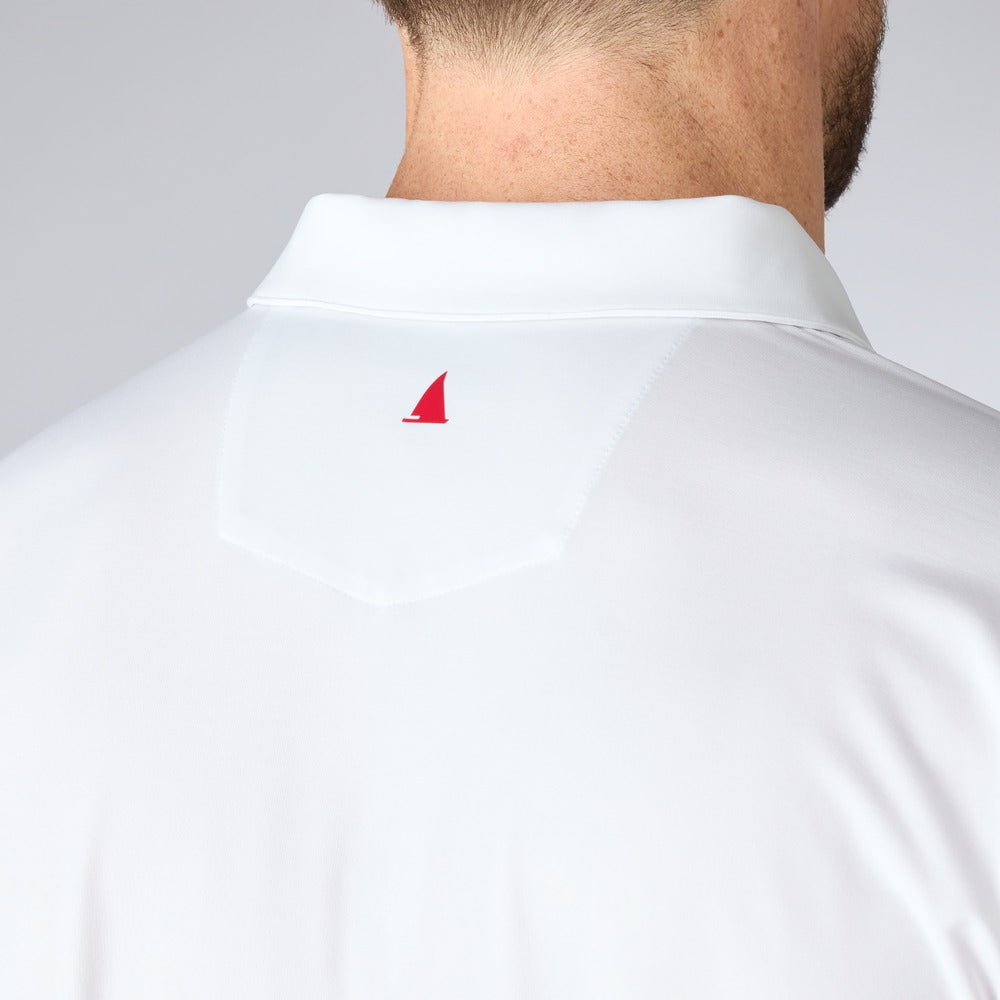 Musto Men's LPX Cooling UV Short Sleeve Polo - White