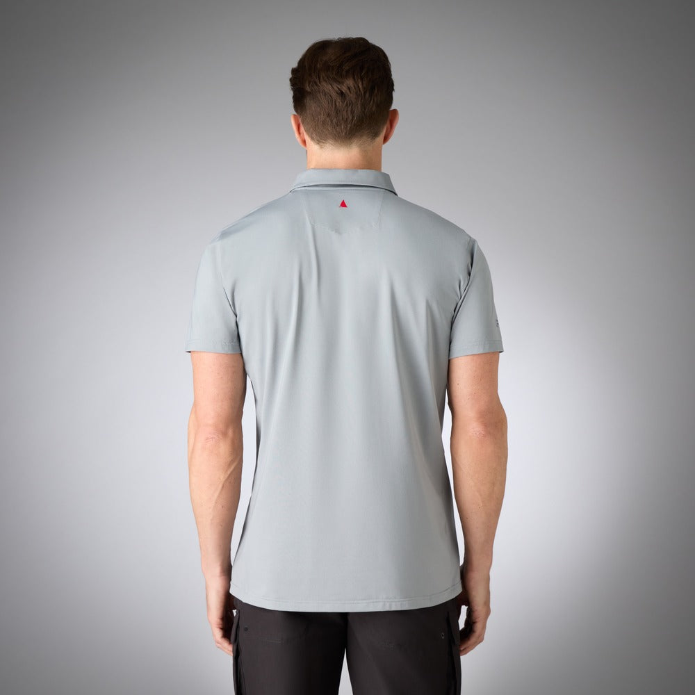Musto Men's LPX Cooling UV Short Sleeve Polo - Grey Melange