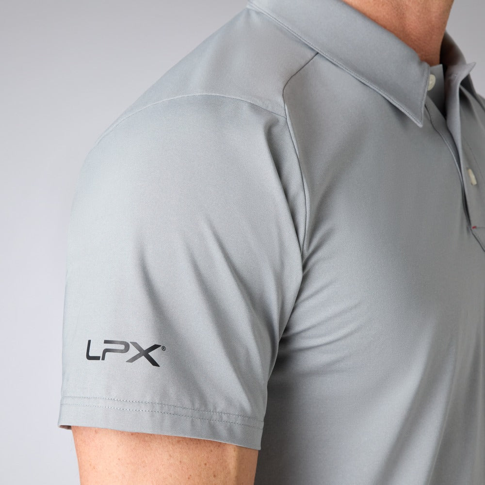 Musto Men's LPX Cooling UV Short Sleeve Polo - Grey Melange