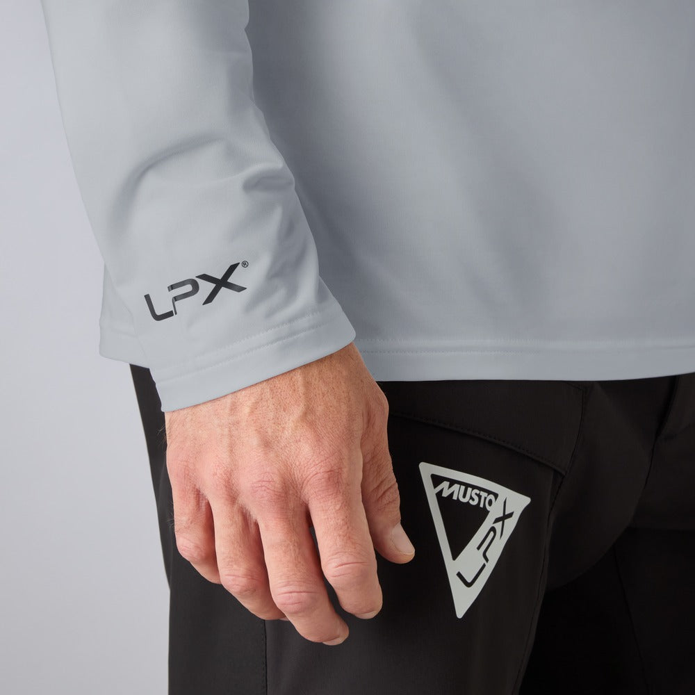 Musto Men's LPX Cooling UV Long Sleeve Tee - Grey Melange