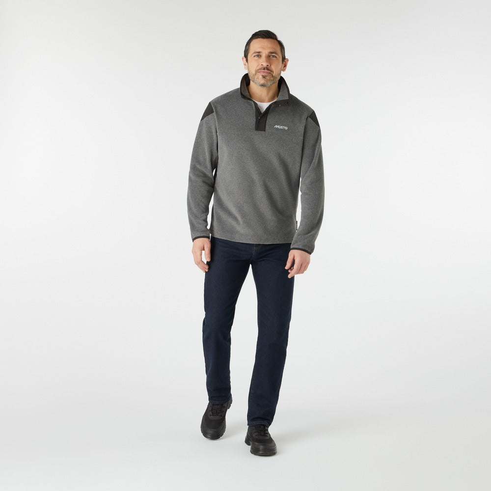 Musto Men's Evolution PT 200 Pullover Fleece - Dark Grey Marl