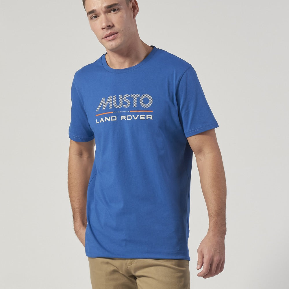 Musto Men's Lr Logo Short Sleeve Tee 2.0 - Racer Blue