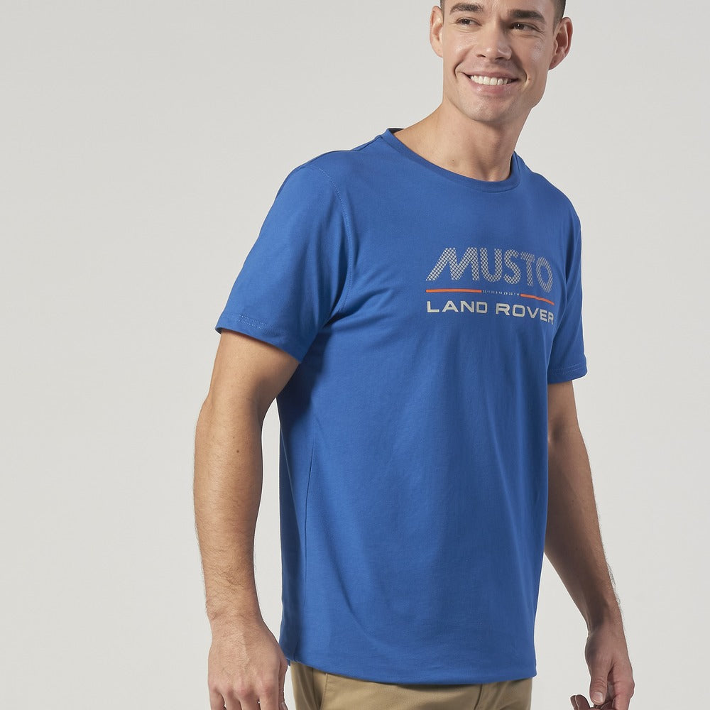 Musto Men's Lr Logo Short Sleeve Tee 2.0 - Racer Blue