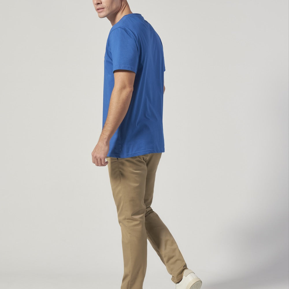 Musto Men's Lr Logo Short Sleeve Tee 2.0 - Racer Blue