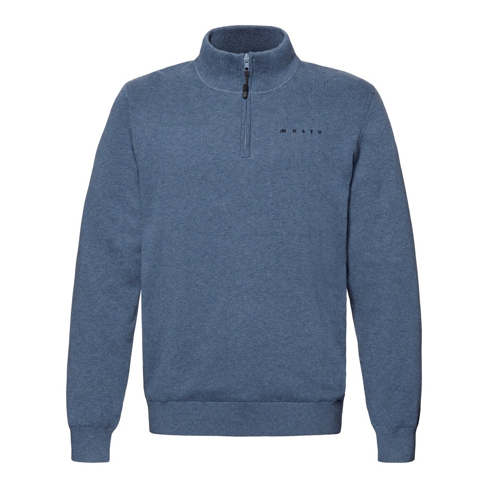 Musto Men's Evolution Windproof Knit - Shadow Blue