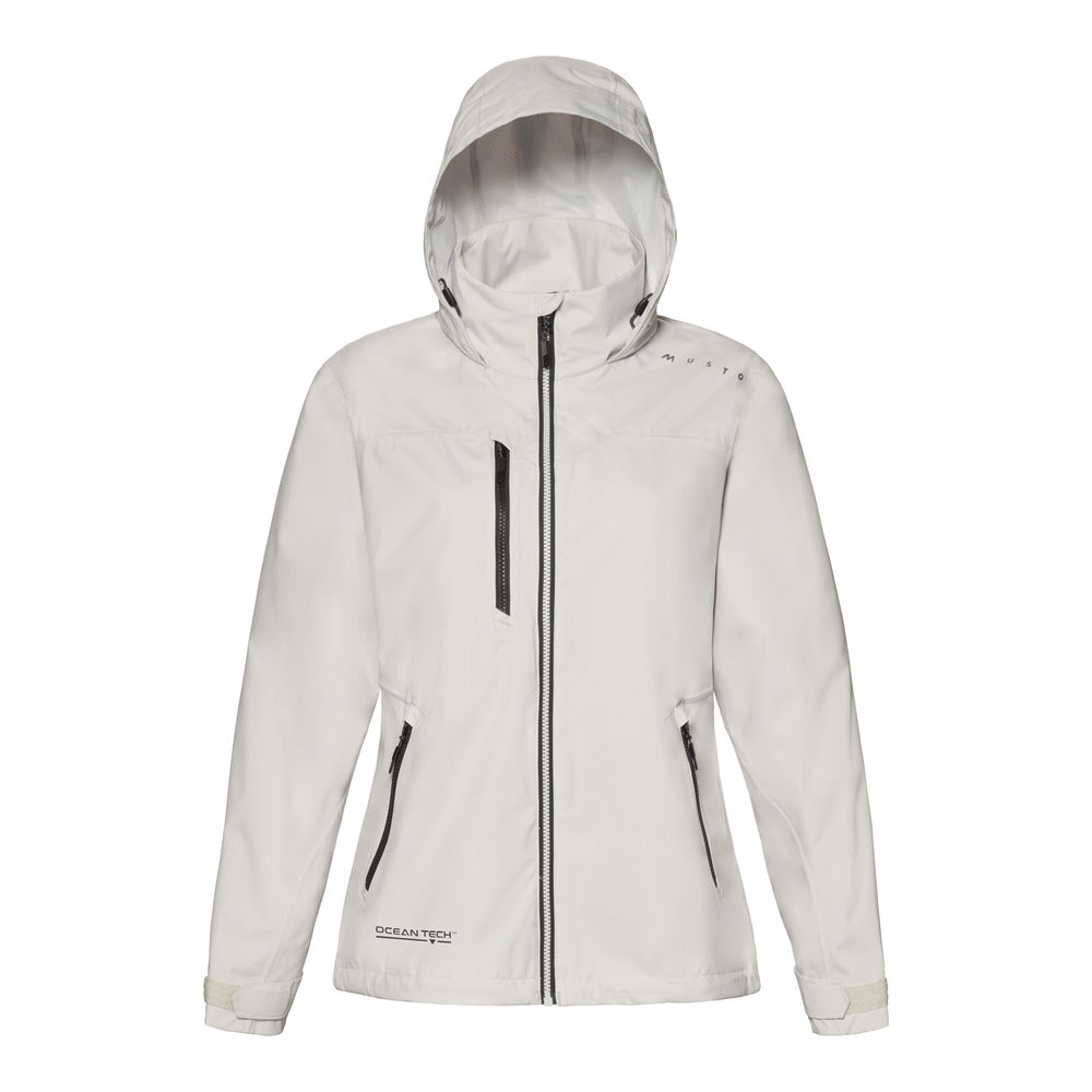 Musto Women's Evolution WP Crew Jacket - Platinum
