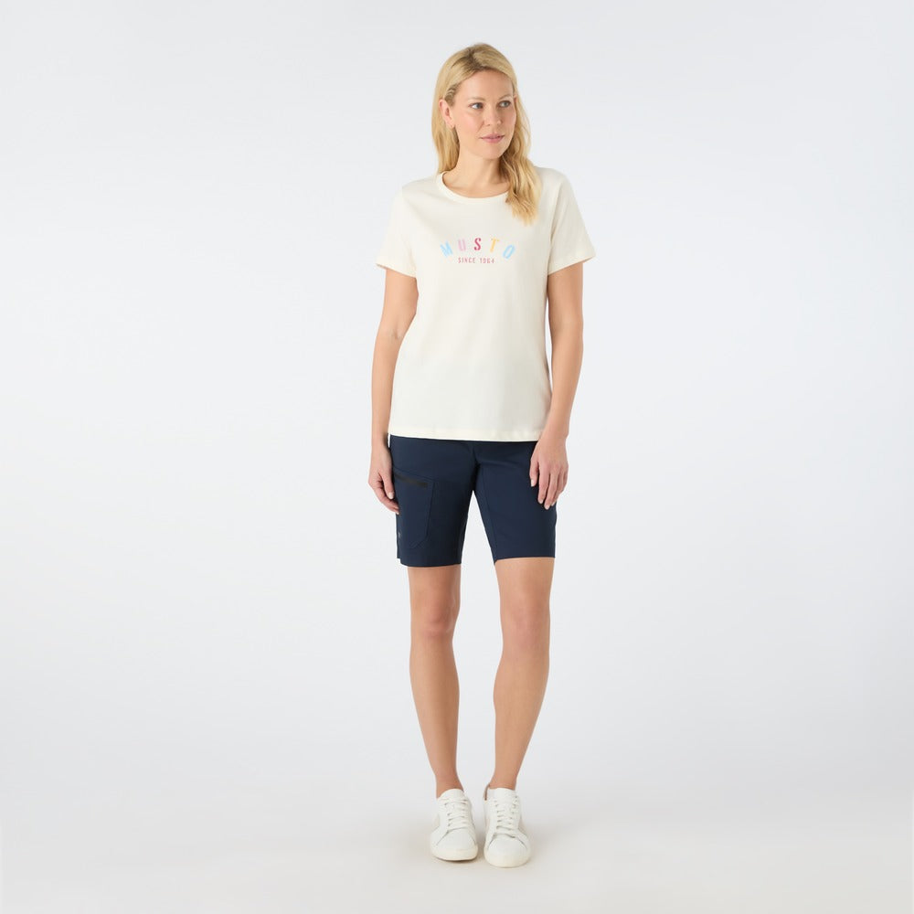 Musto Women's Classic Musto Short Sleeve Tee - Antique Sail White
