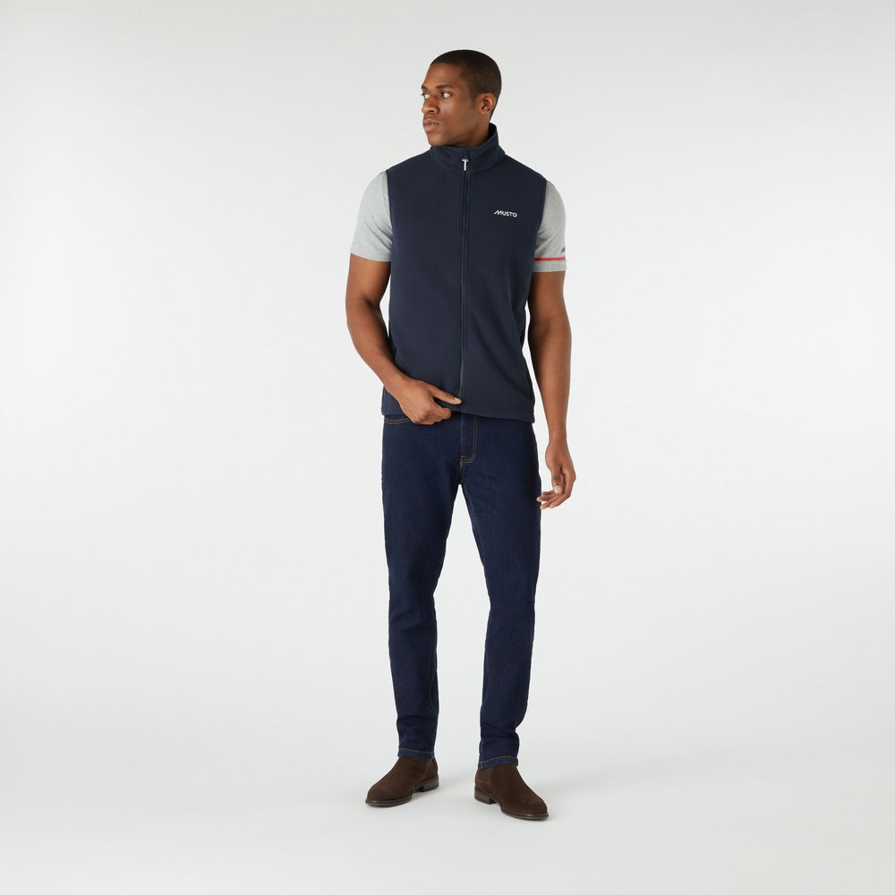 Musto Men's Nautic PT Fleece Vest - Navy