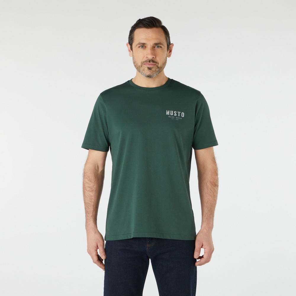 Musto Men's Heritage Short Sleeve Tee - Darkest Spruce