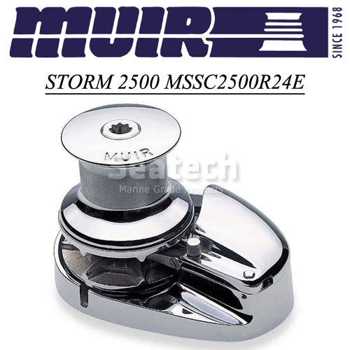 Muir Windlass - Storm SS2500, 24V, Capstan, 3/8"HT Gypsy, 1500W (M2500C24-3/8H)