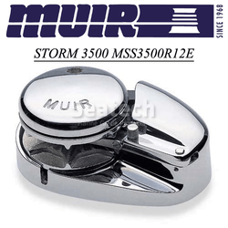 Muir Windlass - Storm SS3500, 12V, Low Profile, 3/8"BBB Gypsy, 1700W (M3500L12-3/8B)