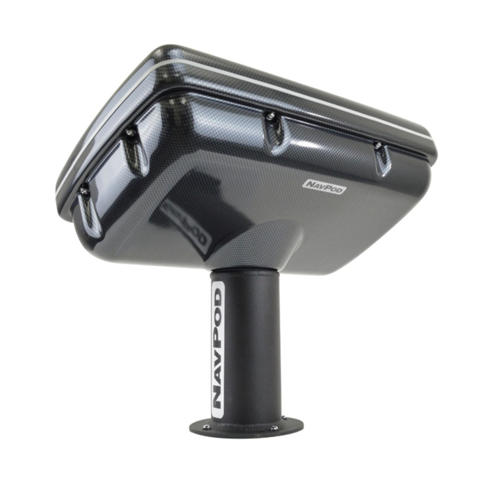 Navpod PedestalPod 70° with 8.25" Tall Pedestal Base Pre-Cut for Simrad NSO evo2, NSO evo3 16" /