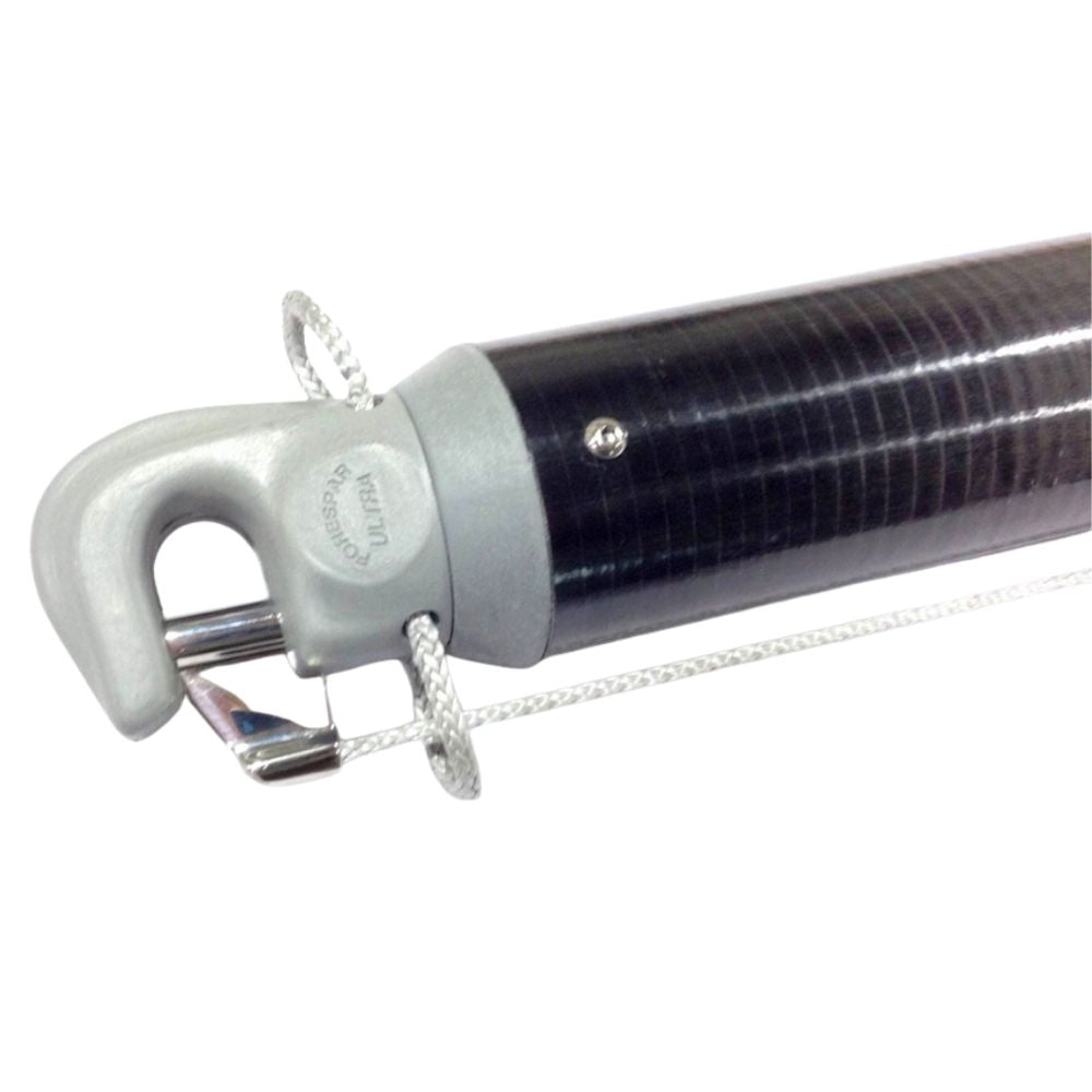 Offshore Spars S2 9.1 Spinnaker Pole - Shiny Black (Double D-Rings) (CPOLE-S29.1-S-N-D)