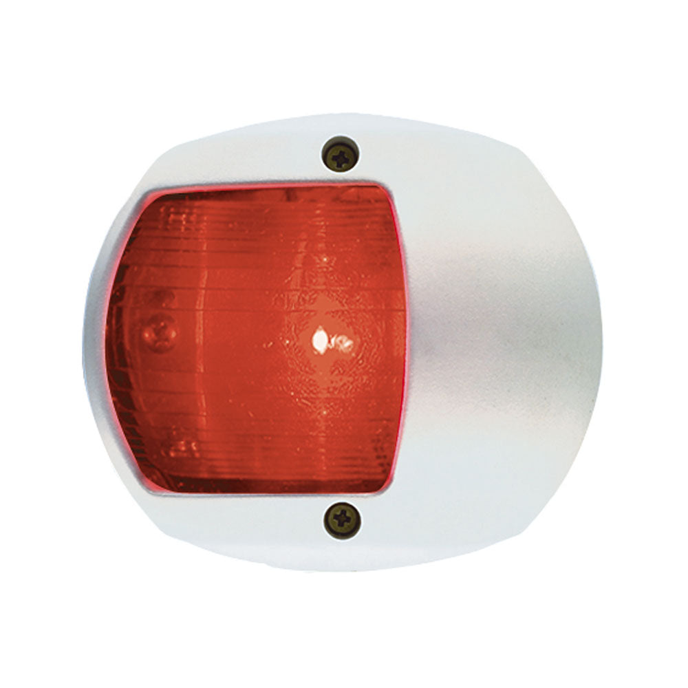 Perko Side Lights - Horizontal Mount 112.5° 2nm Red (White Housing)