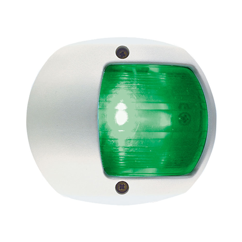 Perko Side Lights - Horizontal Mount 112.5° 2nm Green (White Housing)