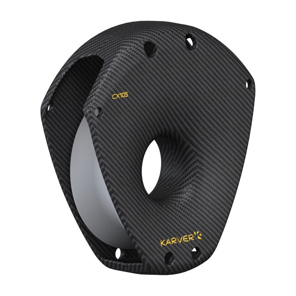 Karver KBRCW105 CARBON & WOOD BLOCK