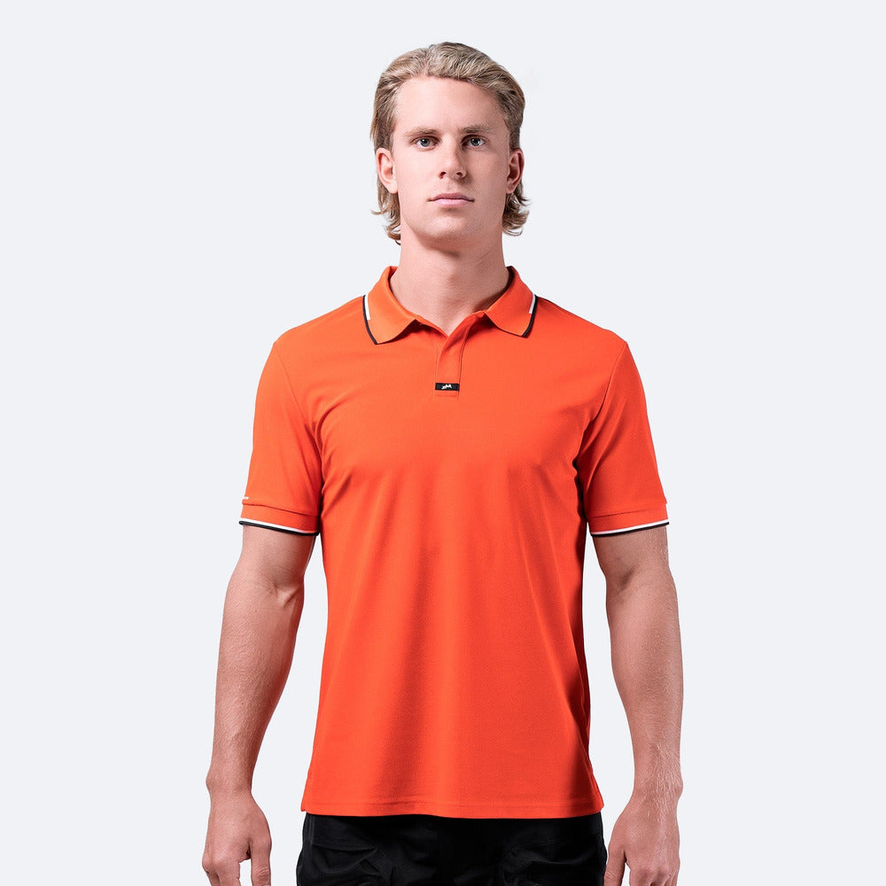 Mens Elite Polo - Ocean Red