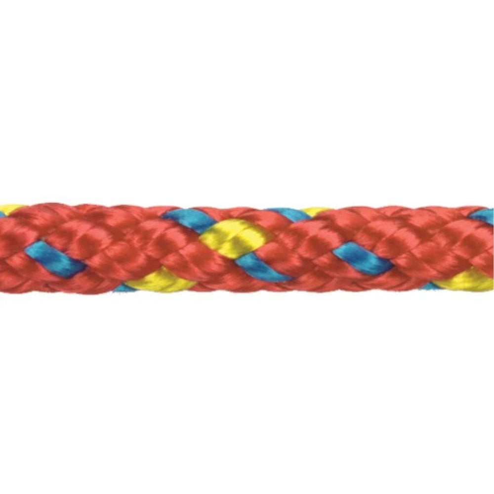 New England Ropes Mini V - 4 mm (5/32 in) Polyester Cover & Vectran Core Dinghy Line (Red) - Spool: 270 ft.