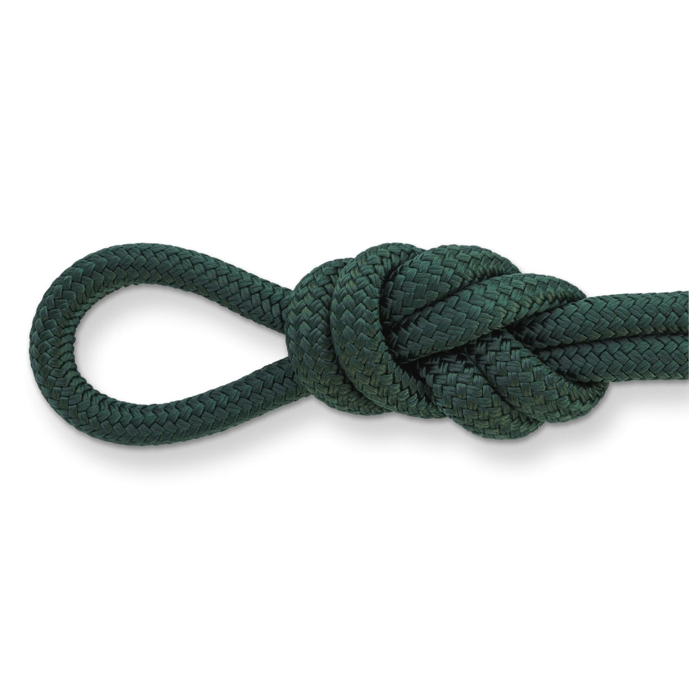 Robline Sirius 500 Rope - 4 mm (5/32 in) Ultra Low Stretch Polyester Double Braid Dinghy Line (Green) - Spool: 180 ft.
