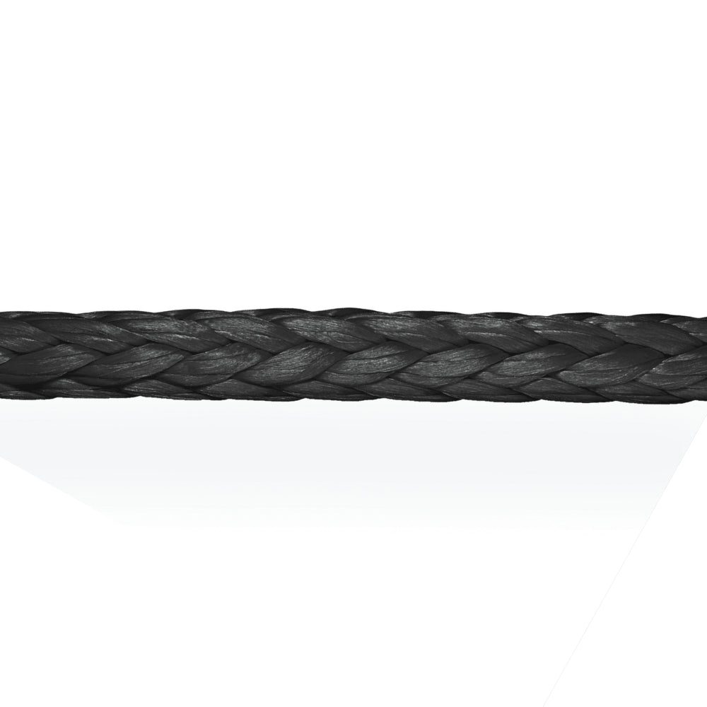 Samson Warpspeed II Rope - 10 mm (5/16 in) HMPE Core Polyester Blend Racing Line (Black) - Spool: 135 ft.