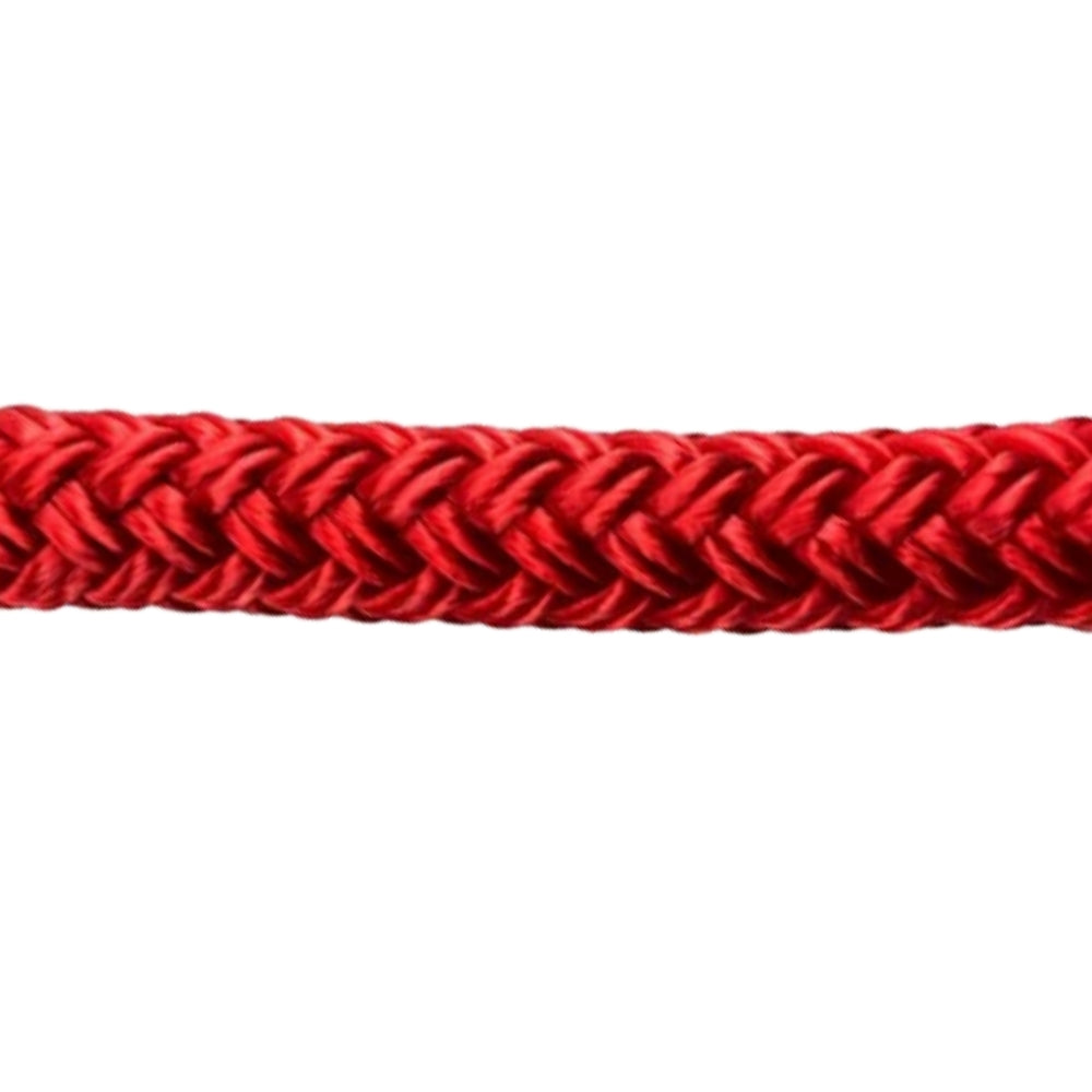 Samson XLS3 Rope - 8 mm (5/16 in) Polyester Double Braid Cruising Line (Red) - Spool: 180 ft.
