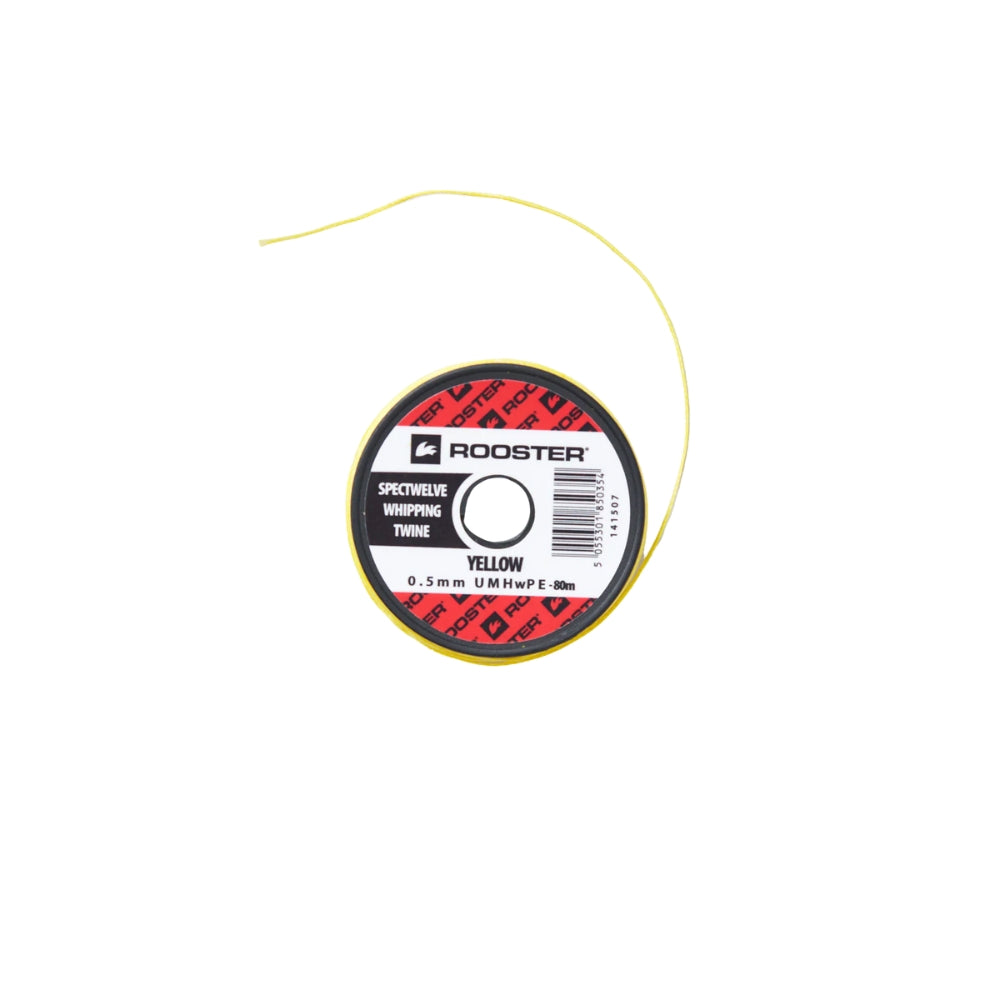 Rooster Spectwelve Whipping Twine 1.5mm (per ft.) - 1.5 mm - Flo Yellow (131814)