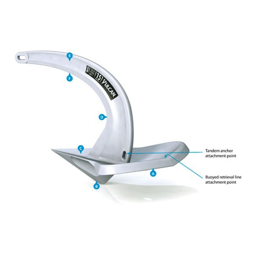 Vulcan Spade Anchor (Galvanised) - 9 lb (4.1 kg)_Additional1