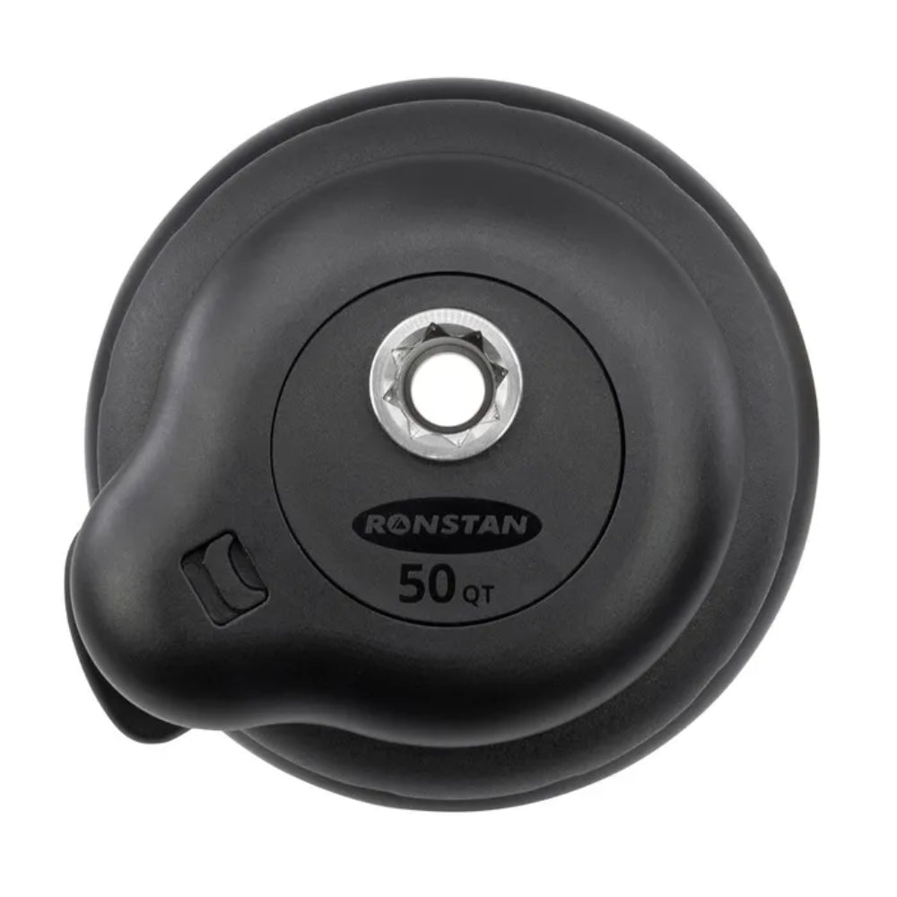 Ronstan Self Tailing Winch Orbit Size 50 - Aluminum Black / Three Speed / QuickTrim™