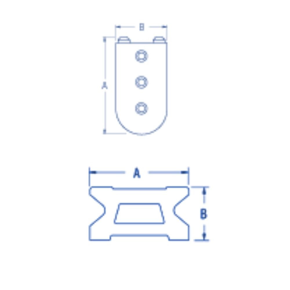 Ronstan Series 14 Mast Track, Black, 1975mm M4 cyl.head FH, P:3_Additional1