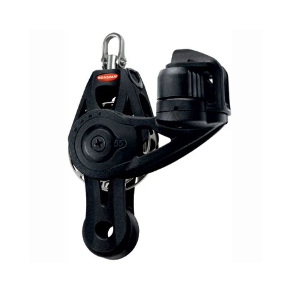Ronstan Series 55 RT Orbit Block, Fiddle Becket Cleat Swivel